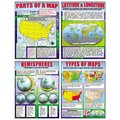 Mcdonald Publishing Basic Map Skills Teaching Poster Set TCRP222